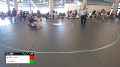 190 lbs Quarterfinal - Dylan Pile, Bay Area Dragons vs Kal-el Fluckiger, Valiant Prep