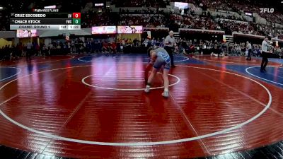 106 lbs Champ. Round 1 - Cruz Escobedo, Laurel Matburners vs Chace Stock, Frenchtown Wrestling Club