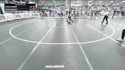 120 lbs Round Of 32 - Lucas Carney, OH vs Lukas Boxley, CT