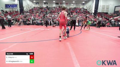 73-76 lbs Quarterfinal - Corbin Vieyra, Kansas Young Guns vs Heston Klinglesmith, Perry Wrestling Academy