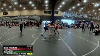 130 lbs Round 4 (8 Team) - Liam Lewis, Hanover Hawkeye vs Isaac Fountaine, Riverheads MS Wrestling