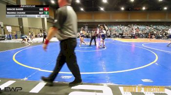 185 lbs 3rd Place - Gracie Baker, Mustang Mat Club vs Reanna Chavez, Mayfair