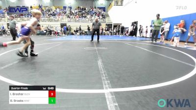 61 lbs Consi Of 4 - Holden Oliver, Cowboy Wrestling Club vs Maddox Harris, Rough Riders