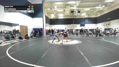128 lbs Cons. Round 4 - Eli Cardenas, A.B. Miller High School vs Noah Yoo, Riverside Rascals