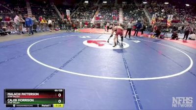 4A-126 lbs Cons. Round 3 - Caleb Morrison, Star Valley vs Malachi Patterson, Star Valley