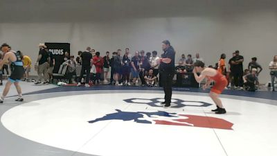 61 kg Cons. Rd Of 32 - Nolan Brown, Viking Wrestling Club (IA) vs Luke Rioux, Warrior Regional Training Center