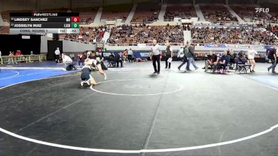 120-D1 Cons. Round 1 - Lindsey Sanchez, Mountain View (Marana) High School vs Josselyn Ruiz, La Joya Community High School