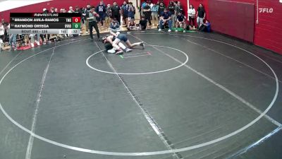 126 lbs Cons. Round 4 - Brandon Avila-Ramos, The Meadows School vs Raymond Ortega, Deer Valley High School