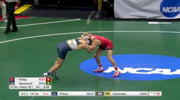 157 lbs, r1, Hayden Hidlay, NC State vs Garrett Hammond, Drex