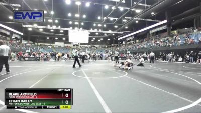 125 lbs Quarterfinal - Ethan Bailey, Norton Kids Wrestling Club vs Blake Armfield, Maize Wrestling Club