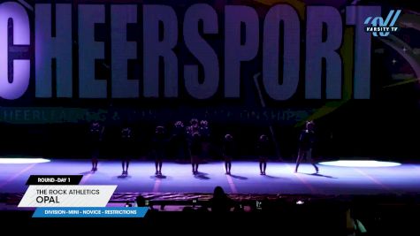 The Rock Athletics - Opal [2025 L1 Mini - Novice - Restrictions Day 1] 2025 CHEERSPORT National All Star Cheerleading Championship