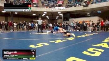 138 lbs Champ. Round 1 - Angelo Gatses, Glenbard North vs Laith Alomari, Unattached