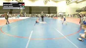 56 lbs Rr Rnd 5 - Bryson Grimm, CT Whale vs Ashton Graefe, Revival White K-3