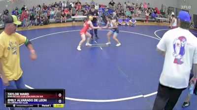 127 lbs Round 1 - Taylor Ward, Barlow Mat Club (DBA Barlow Wr vs Emily Alvarado De Leon, Hillsboro Mat Club