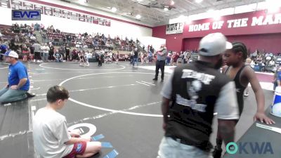 55 lbs Round Of 16 - Zackary Mangum, Perry Wrestling Academy vs Homer Thompson II, Team Of Hard Knox