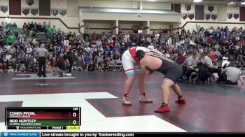 285 lbs 7th Place Match - Cohen Pfohl, Dubuque Senior vs Reid Huntley, Clarion-Goldfield-Dows
