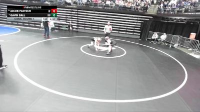 6A 113 lbs Cons. Round 1 - Jacob Pletsch, American Fork vs Gavin Ball, Riverton