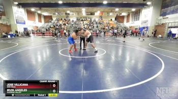 285 lbs Champ. Round 1 - Irvin Angeles, Lucerne Valley vs Jose Villicana, Oak Hills