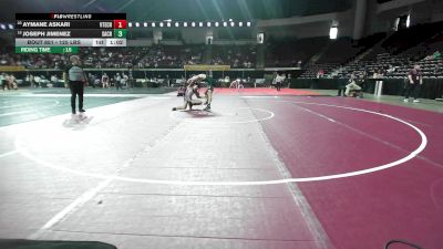 125 lbs Consi Of 8 #1 - Aymane Askari, Virginia Tech vs Joseph Jimenez, Sacramento State