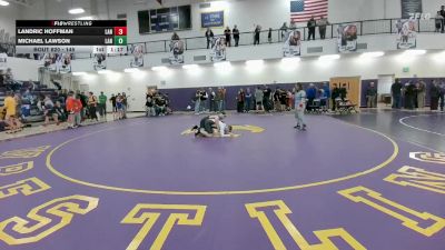 145 lbs Round 2 - Michael Lawson, Lander Middle School vs Landric Hoffman, Lander Middle School