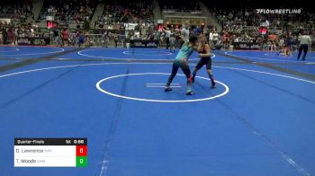 85 lbs Quarterfinal - Drayke Lawrence, Bixby Youth WC vs True Woods, NM Matador Beast