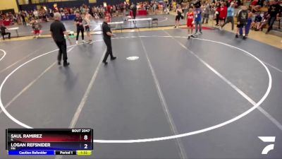 113 lbs Champ. Round 1 - Saul Ramirez, IL vs Logan Refsnider, MN