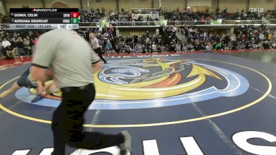 120 lbs Semifinal - Gonul Celik, East Haven vs Adriana DeGroat, Framingham