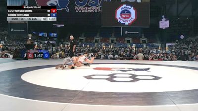 120 lbs Cons. Sub-rd Of 64 - Cooper Sessions, Wyoming vs Berdj Serrano, Nevada