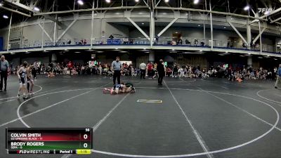 56 lbs Finals (2 Team) - Colvin Smith, U2 Uprising Black vs Brody Rogers, SEPA