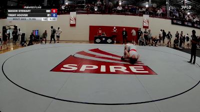 74 kg Cons. Round 4 - Mason Stewart, Michigan Wrestling Club vs Trent Hoover, UPJ