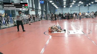 100 lbs Round 2 - 10:30am Friday - Rocco Cartalino, POWA vs Easton Brown, Oklahoma Elite