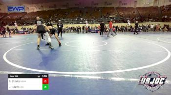 98 lbs Semifinal - Sy Stoute, NORTH DESOTO WRESTLING ACADEMY vs Jackson Smith, Lions Wrestling Academy