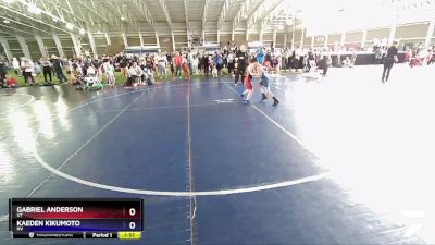 84 lbs Quarterfinal - Gabriel Anderson, UT vs Kaeden Kikumoto, NV