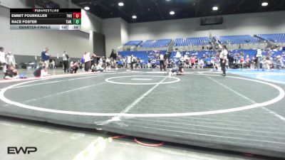 110 lbs Quarterfinal - Emmit Fourkiller, Tahlequah Wrestling Club vs Race Foster, Tahlequah Wrestling Club