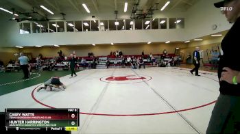100 lbs Round 3 - Hunter Harrington, Anacortes Hawkeyes Wrestling Club vs Casey Watts, Team Aggression Wrestling Club