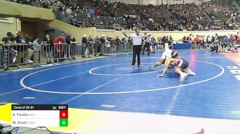 128 lbs Consi Of 32 #1 - Adan Favela, Westmoore vs Mason Groth, CowTown Elite