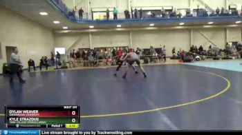 174 lbs Cons. Round 4 - Dylan Weaver, Shenandoah University vs Kyle Strazdus, York College (Pennsylvania)