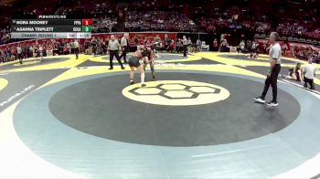 G-135 lbs Champ. Round 1 - Ajiahna Triplett, G-Cle. Cent. Cath. vs Nora Mooney, G-Fair. Park Fairview