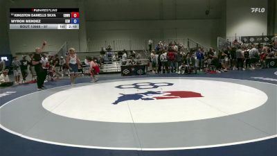 97 lbs Cons. Round 4 - Kingston Daniells Silva, Edge Wrestling vs Myron Mendez, Eagle Empire Wrestling