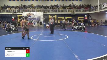 121 lbs R-64 - Tanner Hayes, Frazier vs Aaron Wong, Norwin