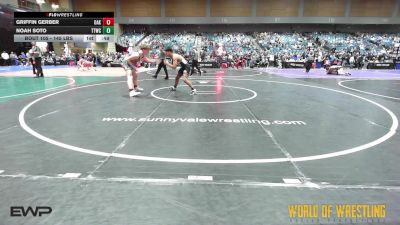 145 lbs Consi Of 16 #1 - Griffin Gerber, Oakdale vs Noah Soto, Tulare Titans Wrestling Club