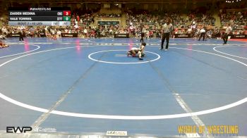 43 lbs Round Of 16 - Zaiden Medina, Cowboy Wrestling Club vs Vale Torres., Standfast