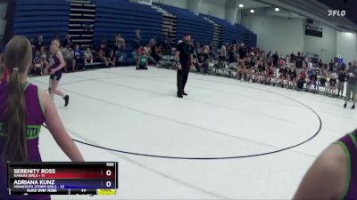 110 lbs Round 1 (6 Team) - Lennox Gebara, Kansas Girls vs Emily Pulk, Minnesota Storm Girls