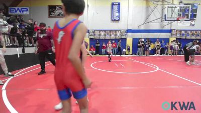 55-58 lbs Quarterfinal - Coltyn Conley, Chandler Takedown Club vs Timmy McCall, Fort Gibson Youth Wrestling