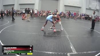 105 lbs Round 7 (10 Team) - Malachi Burris, Level Up vs Preston Pas, MF Savage