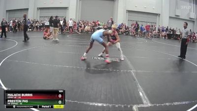 105 lbs Round 7 (10 Team) - Malachi Burris, Level Up vs Preston Pas, MF Savage