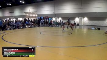 120 lbs Round 6 (8 Team) - Sarah Edmiston, Griffin Fang vs Mera Flores, STL YELLOW