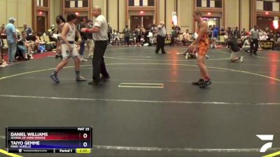 130 lbs 5th Place Match - Daniel Williams, School Of Hard Knocks vs Taiyo Gemme, Marc Aurelle