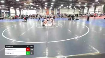 152 lbs Rr Rnd 1 - Santino Gentile, Camp Reynolds Wrestling Club vs Zach Lang, Indiana Outlaws White