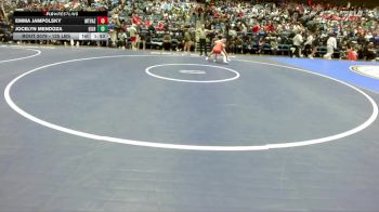 125 lbs Round Of 32 - Emma Jampolsky, Mountain View AZ vs Jocelyn Mendoza, Gilroy